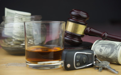 gavel and drink dui law